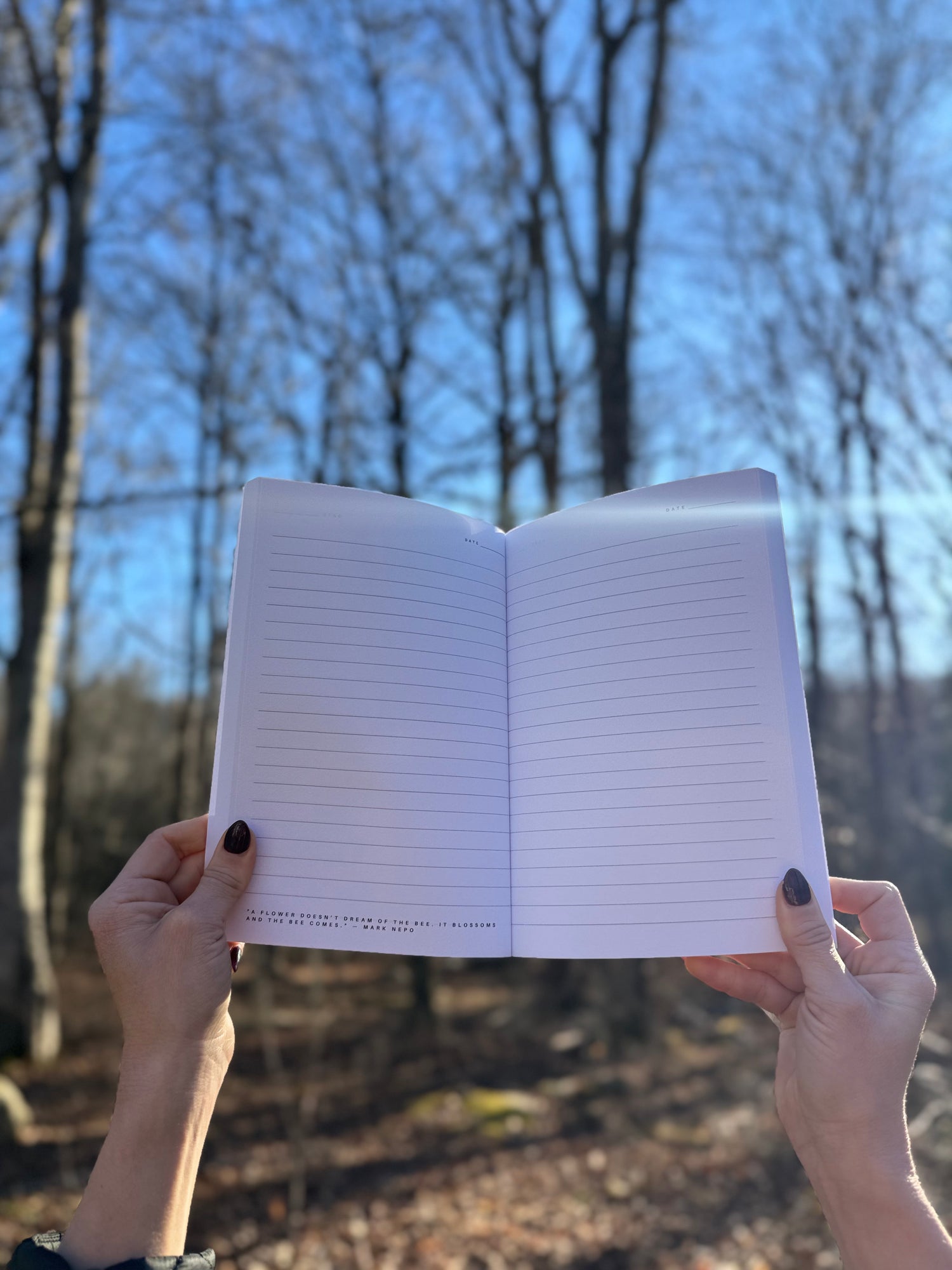 Blooming Blank Journal: Your Space to Create and Reflect